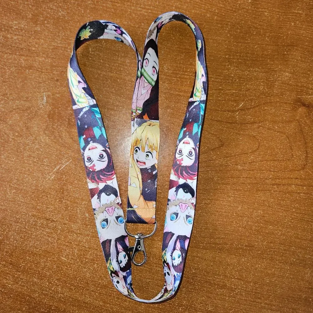 Demon Slayer Lanyard Nezuko, Zenitsu & Friends by Your Side